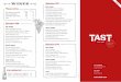 WINES Selection 21€ - tast.com · CESAR Green Leaves, Bacon, Chicken, Parmesan, ... Brie and Cured Ham Sabrassada & Mahon’s Cheese 1,95 Chicken, Red Pepper and Bacon 1,95 Pork