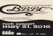 rock concert may - BBBC · rock concert may 21, 2016 music of chicago featuring music from the rock band Chicago ... Florida Lakes Symphony Orchestra in Central Florida. Acclaimed