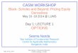 CASM WORKSHOP - suraj.lums.edu.pksuraj.lums.edu.pk/~adnan.khan/CASMFin2014/Seema1.pdf · Spot $1.83 30 day forward $1.79 90 day forward $1.80 What would ... CASM workshop - LUMS LOWER