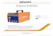 Viper2500s - Rent Arc · Viper2500s Important Information All persons authorised to use, repair or service the Viper 2500s Line operated TIG control unit, ... In TIG2 position, when