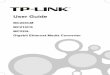 MC200CM MC210CS MC220L Gigabit ... - static.tp-link.com · On There’s a valid link for TP Port. LINK Off There’s no valid link for TP Port. TP On The converter is receiving data