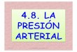 4.8. LA PRESIÓN ARTERIAL - aurelianoef.files.wordpress.com · La presión arterial es la fuerza que ejerce la sangre sobre las paredes de las arterias. Es medida en mm. de mercurio