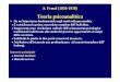 Teoria psicoanalitica - people.unica.itpeople.unica.it/mauromeleddu/files/2012/04/PsP-III-_014.pdf · S. Freud (1856-1939) Teoria psicoanalitica Ha un’importanza fondamentale negli