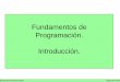 Fundamentos de Programaciónprofesores.fi-b.unam.mx/adanzg/FP/Presentaciones/FP01Introduccion.pdf · Fundamentos de Programación. Página 01.1 de 24 ... • El hardware de la computadora
