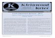 KIOOD K Kleinwood Official Publication of the Kleinwood ....… · Kleinwood Official Publication Krier. of the Kleinwood Homeowners Association. K. ... Darcy Partners (MDP) to prepare