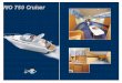 RIO 750 Cruiser - .Equipo standard Alojamiento para balsa salvavidas - Ancla con cabo - Antialgas