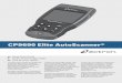 CP9690 Elite AutoScanner® - Actron · consulte la guía del usuario que se encuentra en . ... Español ... doesn’t support AutoID than Manual vehicle selection will automati-
