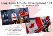 Long-Term Athlete Development 101 · Long-Term Athlete Development 101 Quebec City - November 2005 Istvan Balyi, Richard Way, Steve Norris, Charles Cardinal, Colin Higgs, Dan Smith
