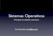 Sistemas Operativos - web.fe.up.ptrma/SOPE/at/T02_03.pdf · Agenda • objectivos de um computador • objectivos de um sistema operativo • evolução dos sistemas operativos •