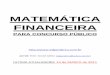 MATEMÁTICA FINANCEIRA - favenorte.com.br online... · AULA R$ 150 R$ 290 Em br Em br Em br Em br ... 01 MÓDULO 2 ... Alguns termos e definições utilizadas no estudo da Matemática