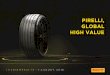 1H 2018 RESULTS PIRELLI, GLOBAL HIGH VALUE 7 August 2018 · Aeolus Car, Velo, Cyber & digital transformation 182 68 2.7x 1H 2017 1H 2018 ... by FX, but improving vs. 1Q High Value: