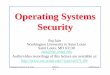 Operating Systems Security - Washington University in St ... jain/cse571-09/ftp/l_04oss.pdf  Operating