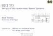 Design of Microprocessor-Based Systems · 1 EECS 373 Design of Microprocessor-Based Systems Mark Brehob University of Michigan Lecture 14: Memory and Peripheral Busses PCB design/terminology