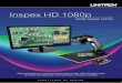 Inspex HD 1080p - New York Microscope Co. · the Inspex HD 1080p becomes a dynam-ic imaging system with the capability of additional functions such as memory/ save recall, overlay
