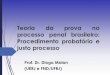 Teoria da prova no processo penal brasileiro: Procedimento ... · Teoria da prova no processo penal brasileiro: ... Fase judicial da persecução penal tornou-se simples ratificação