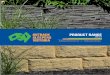 PRODUCT RANGE - osv.melbourne · Outback Sleepers offer the highest quality concrete retaining wall sleepers and precast panels, engineered to achieve wall heights in excess of 4