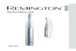 Perfect Brow Kit - uk.remington-europe.com · Perfect Brow Kit. 2 C CREATE THE PERFECT BROW Thank you for buying your new Remington® product. Please read these ... 2 Gebruik geen