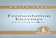 Fermentation Enzymes - White Labs | Pure Yeast and ... · 2 About Enzymes what are they? Enzymes are proteins – complex amino acid structures – made by live cells, although not