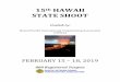 15th HAWAII STATE SHOOT - shootpita.com · 15/02/2018 · e‐mail (markhiro@twc.com) ph. (808) 937‐5629 TABLE OF CONTENTS Shoot Administration Registration Friday, February 15