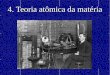 4. Teoria atômica da matéria - fisica.ufpr.brfisica.ufpr.br/viana/parfor/Fisica_Moderna/Aula_6_2018.pdf · carga positiva e a massa do átomo estão concentradas num núcleo de