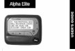 Alpha Elite - Spok · 1 Congratulations on purchasing an Alpha Elite pager.Your new pager provides exciting capabilities in messaging and can become a vital par t of
