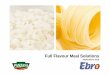 Full Flavour Meal Solutions - Ebro · PAI compró Panzani a Danone, en aquel momento Panzani era un grupo diversificado que PAI rediseño mediante la venta de los negocios que no