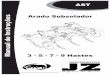 AST uções Arado Subsolador Manual de Instrjzimplementos.com.br/wp-content/uploads/2017/02/Manual_Arado.pdf · Reaperte as porcas item 1. NORMAS DE SEGURANÇAREGULAGENS 10 15 2 1