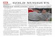 Gold NuGGets · The “Gold Nuggets” is an electronic newsletter published monthly by the U.S. Army Corps of Engineers-Alaska District Public Affairs Office for the Alaska District