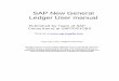 SAP New General Ledger User manual - Online … New Ledger ECC 6.0 End User Document Page 2 of 28 INDEX 1. ENTER GL ACCOUNT DOCUMENT FOR LEDGER GROUP 3 2. ENTER GENERAL POSTING FOR