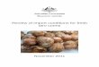 Review of import conditions for fresh taro corms · In June 2005, Taro Growers Australia wrote to AQIS expressing concerns about the import conditions for fresh taro corms and claimed