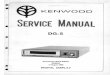  · KENVVOOD SERVICE MANUAL DG-5 Scanned by Ward Willats KG6HAF 17 August 2002 DIGITAL DISPLAY