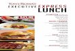 EXPR ESS LUNCH - Tony Roma's Steakhouse Restaurant · caesar salad ou soup of the day $43,90 lunch execu tiv eexpr ess starter (escolha um) baked potato soup house chop salad soup