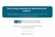 Free energy sampling for electrochemical systems - UCLAhelper.ipam.ucla.edu/publications/elws2/elws2_14906.pdf · Free energy sampling for electrochemical systems Mira Todorova, Anoop