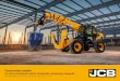 Construction Loadalls - Watling JCB · our first Loadall, JCB remains the world’s number one telehandler manufacturer. for 2016 is the 540-140 HiViz which boasts an impressive 4000kg