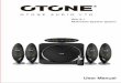 Stilo 5.1 Multimedia Speaker System - Farnell element14 · User Manual Thank you for purchasing Otone Audio’s Stilo 5.1 Multimedia speaker. Your new audio system combines great