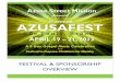 FESTIVAL & SPONSORSHIP OVERVIEW - Azusa Street Mission Azusafest Media Sponsorship Kit.pdf · Azusa Street Mission & Historical Society. The organization's mission is to carry the