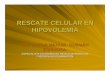 RESCATE CELULAR EN HIPOVOLEMIA - reeme.arizona.edu celular en... · Enfatizar la importancia de la lesión celular durante la hipovolemia. Decidir que tipo de solución utilizar para