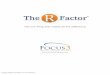 TRF (AmericanHort Cultivate) - mapyourshow.com · The R Factor ™ 1 !! “The behavior of people drives the performance of a business.” ! This!principle!is!simple!&!direct.!Exceptional!behavior!–!notideal