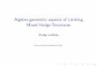 Algebro-geometric aspects of Limiting Mixed Hodge Structures · 1/69 Algebro-geometric aspects of Limiting Mixed Hodge Structures Phillip Gri ths Talk at the IAS on December 16, 2014