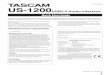 US-1200 Quick Start Guide - tascam.com · • Ableton Live Lite installation guide..... x1 • Warranty card 