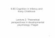 9.85 Lecture 2: Theoretical perspectives in developmental ... · 9.85 Cognition in Infancy and Early Childhood. Lecture 2: Theoretical perspectives in developmental psychology: Piaget