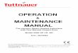 OPERATION MAINTENANCE MANUAL - sterilizers.com · OPERATION & MAINTENANCE MANUAL Pre-vacuum Steam Heated Autoclave with One Manual Hinged Door Model 5596 SP-1R ND S.N.: 2912082 Cat