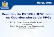 Reunião da PROPG/UFSC com os Coordenadores de PPGsposenq.posgrad.ufsc.br/files/2014/10/Reunião-de-Coordenadores-de... · Civil, Engenharia de Alimentos, Filosofia) ... Serviços