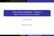Base Rates and Bayes’ Theorem - Institute for Behavioral ... · Base Rates and Bayes’ Theorem Slides to accompany Grove’s handout Scott Vrieze March 8, 2016 Scott Vrieze Base