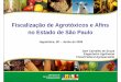 Fiscalização de Agrotóxicos e Afins no Estado de São Paulo · 2009-09-21 · fiscalização de agrotóxicos e afins ... ministÉrio do meio ambiente - ibama ministÉrio da agricultura