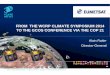 1010 RATIER The way from WCRP Climate Symposium … RATIER The way from WCRP... · Climate Symposium 2014: GCOS-relevant Outcomes (1/2) • The thermodynamic aspects of the Grand