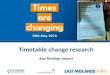 Timetable change research - d3cez36w5wymxj.cloudfront.netd3cez36w5wymxj.cloudfront.net/wp-content/uploads/2018/...timetable... · Measure awareness of the planned timetable changes