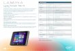 LINX8TT/NOBAR Linx Tough Tab 8. - Kontroll Elektro · • Linx Tough Tab 8 - 8” Windows Pro Tablet • Power Supply Unit • USB to Micro USB Cable • User Manual ¹ Actual formatted