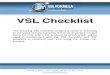 VSL Checklist - book.  .VSL Checklist - book