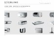 STERLING - QTS .Light is the real ornament of Sterling chrome dispensers: shades effects and mirror